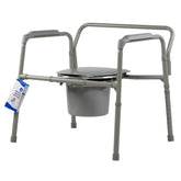 Dynarex Bariatric Folding Commode - Steel